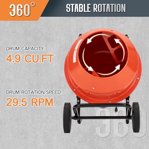 SPECRAFT Electric Cement Mixer