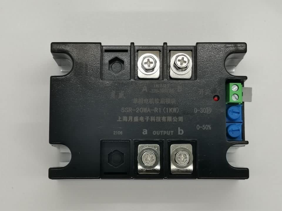 Soft Starter Elettronico Monofase Per Pompe D'Acqua - Avvio Morbido, Modulo SSR-80WA-R1, Per 2KW-8KW