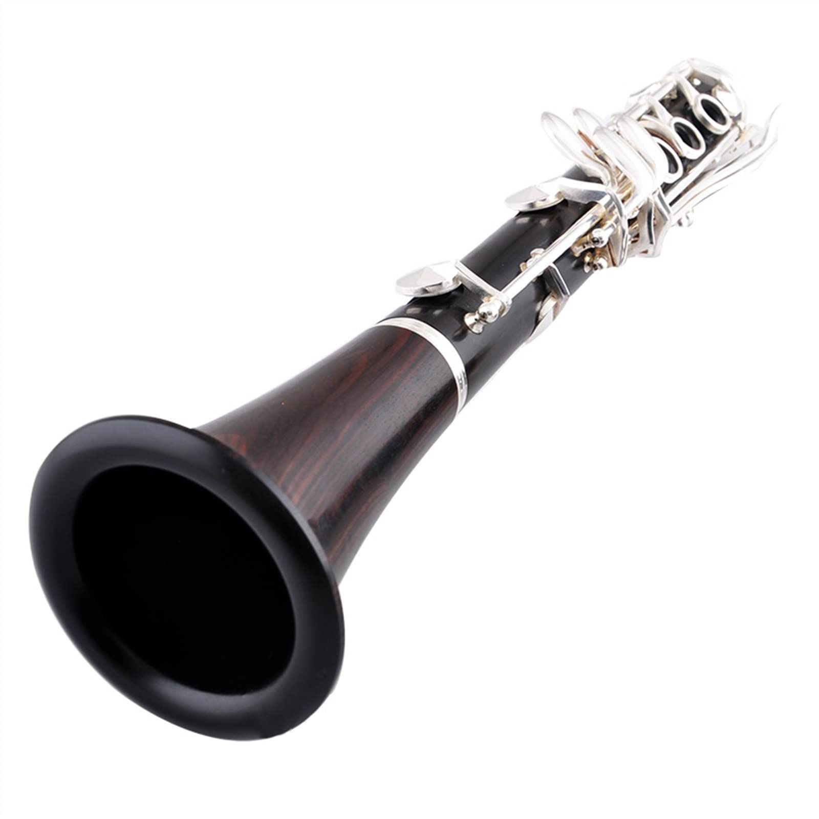TSTS Clarinetto in Legno di Ebano SIB Clarinetto Professionale in Si Clarinetto in Ebano Strumento A Fiato in Legno Materiale Ebano Set per clarinetto per Studenti