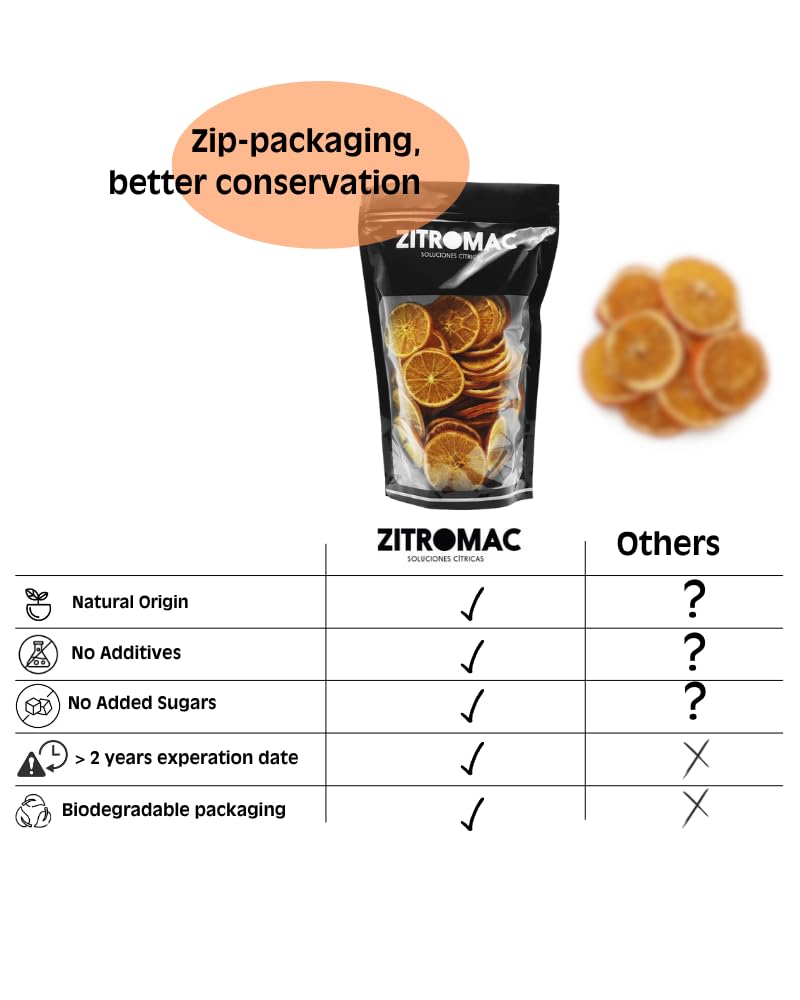 200 gr Arancia Essiccata per Cocktail 100% Naturale-Fette di Arancia Secca Non Zuccherata per Decorazione Commestibile Mixology-Frutta Disidratata Senza Zucchero o Additivi-Gin Tonic Aperol