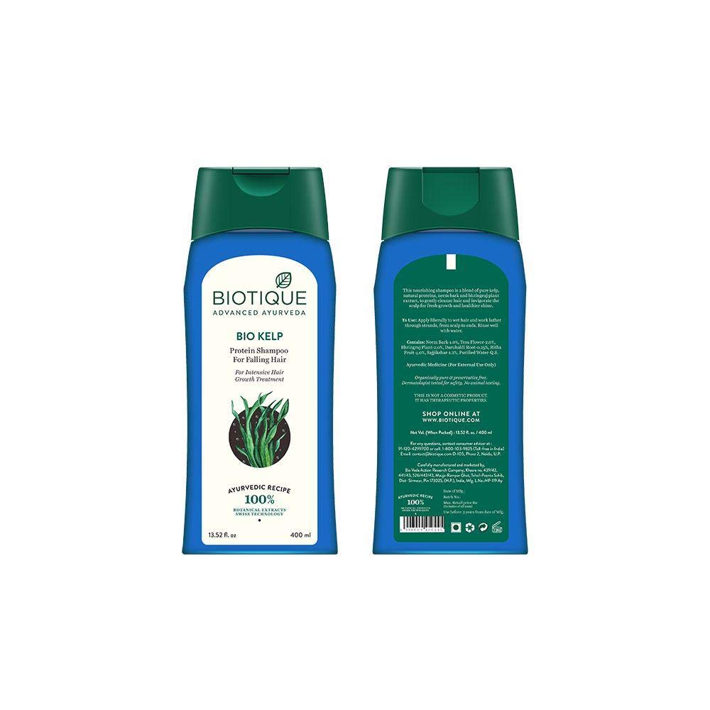 Biotique Bio Kelp Protein Shampoo for Falling Hair Intensive Hair growth Treatment, 120ml - Image 3 thumbnail
