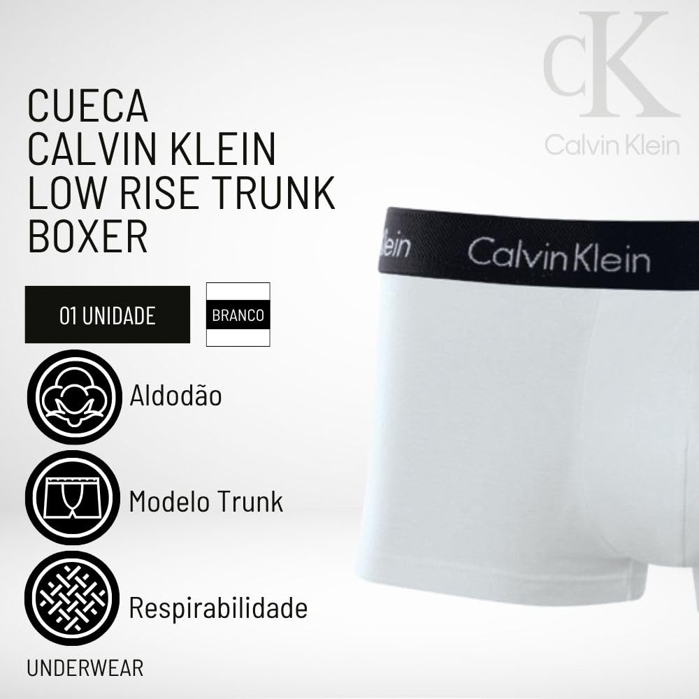 Cueca Boxer Calvin Klein Algodão Premium Low Rise Trunk Original CK em promoção! Veja a oferta e mais achadinhos de Moda íntima 3 Hoje é o melhor dia para comprar Cueca Boxer Calvin Klein Algodão Premium Low Rise Trunk Original CK com aquele preço maroto! Promoção! Aproveite a oferta! 3