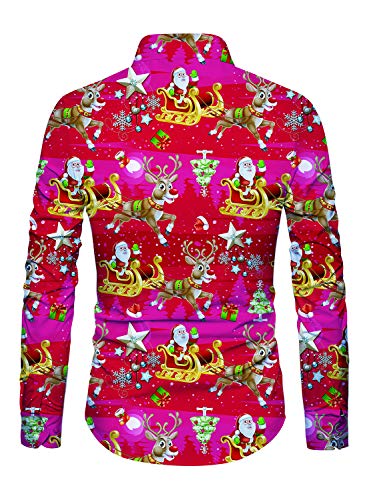 IDGREATIM Mens Brutto Natale Natale Babbo Natale