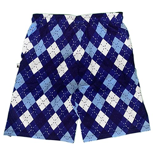 Flow Society Boys Oceanside Argyle Tennis Short Blue