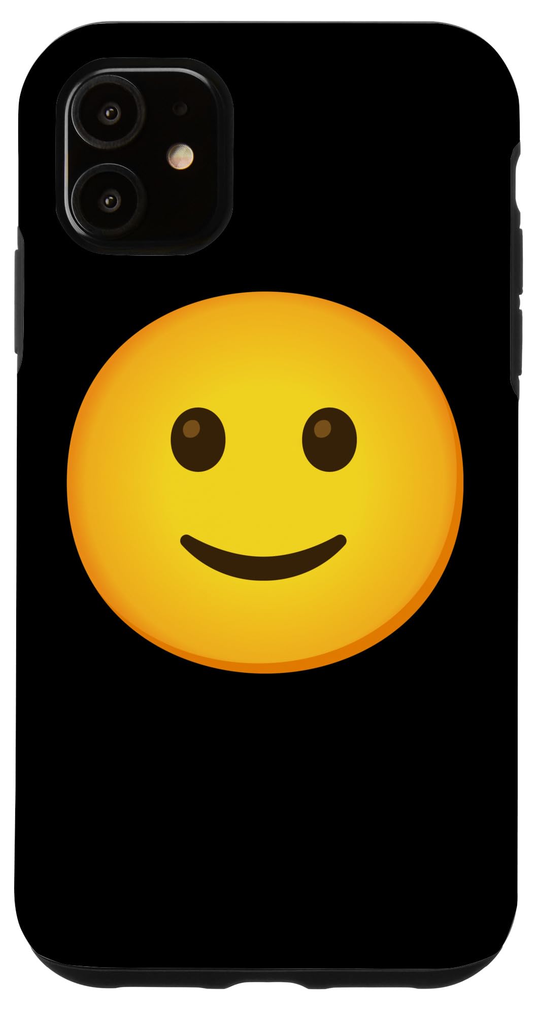Amazon.com: Emoticon Slightly Smiling Face Slightly Happy Case for