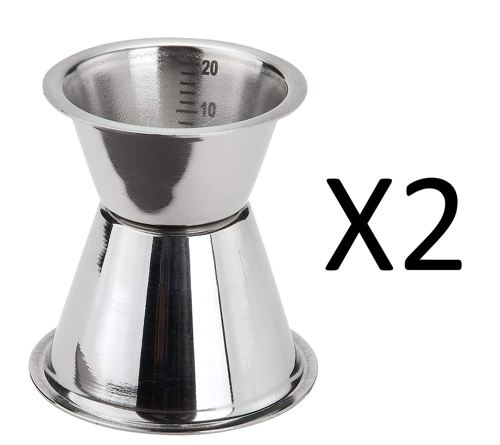 Cocktail7 Bar Jigger, 1 Piece, 10/20/30/40 ml, Stainless Steel Measuring Jug - Image 2