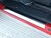 QAA is Compatible with 2007-2013 GMC Sierra 4 Piece Stainless Door Sill Trim, 3.5" Width DS47184
