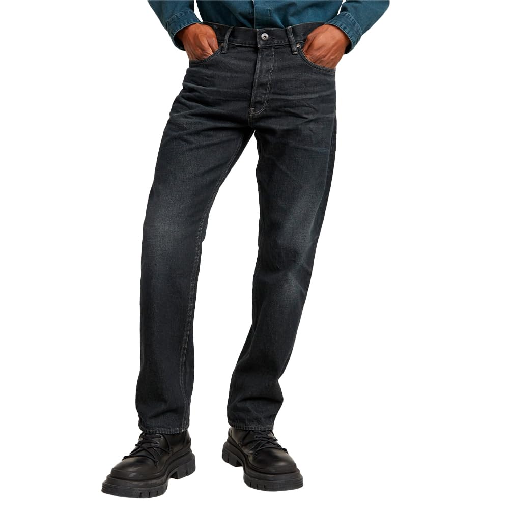 G-Star Men's Dakota Regular Straight Jeans, Blue (worn in timepiece D23691-D860-G835), 34W / 30L