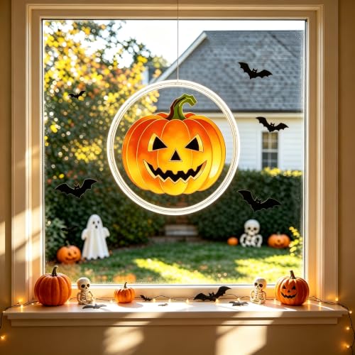 3 Pack Rechargeable Indoor Halloween Window Lights,4/6/12H Timer Function - image 8