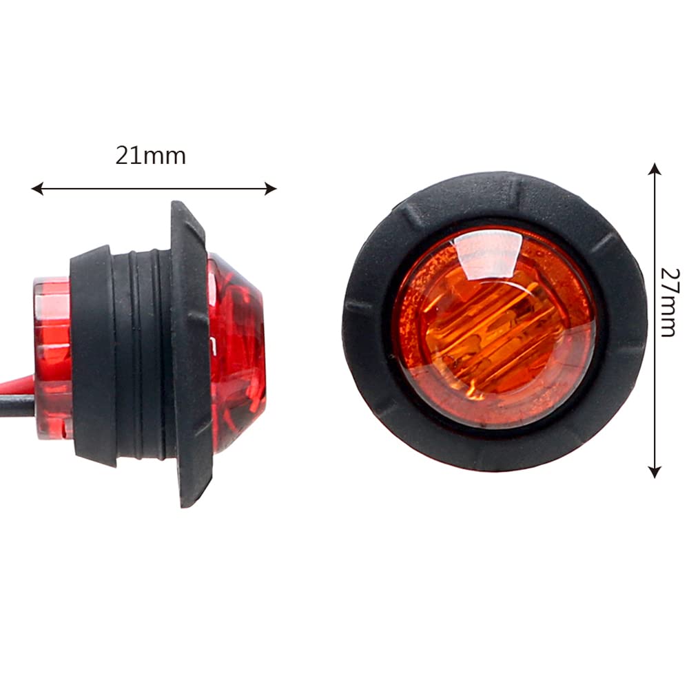 10 Luci LED Per Auto E Camion - Bianche, Rosse O Gialle - Impermeabili IP65 - Foto 5