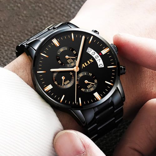 Image of ALIX Stylish Chronograph Date Display Water Resistant Analog Watch for Men