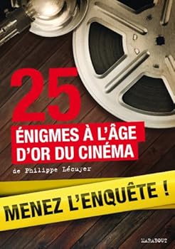 Paperback 25 enquetes dans le monde du cinema [French] Book