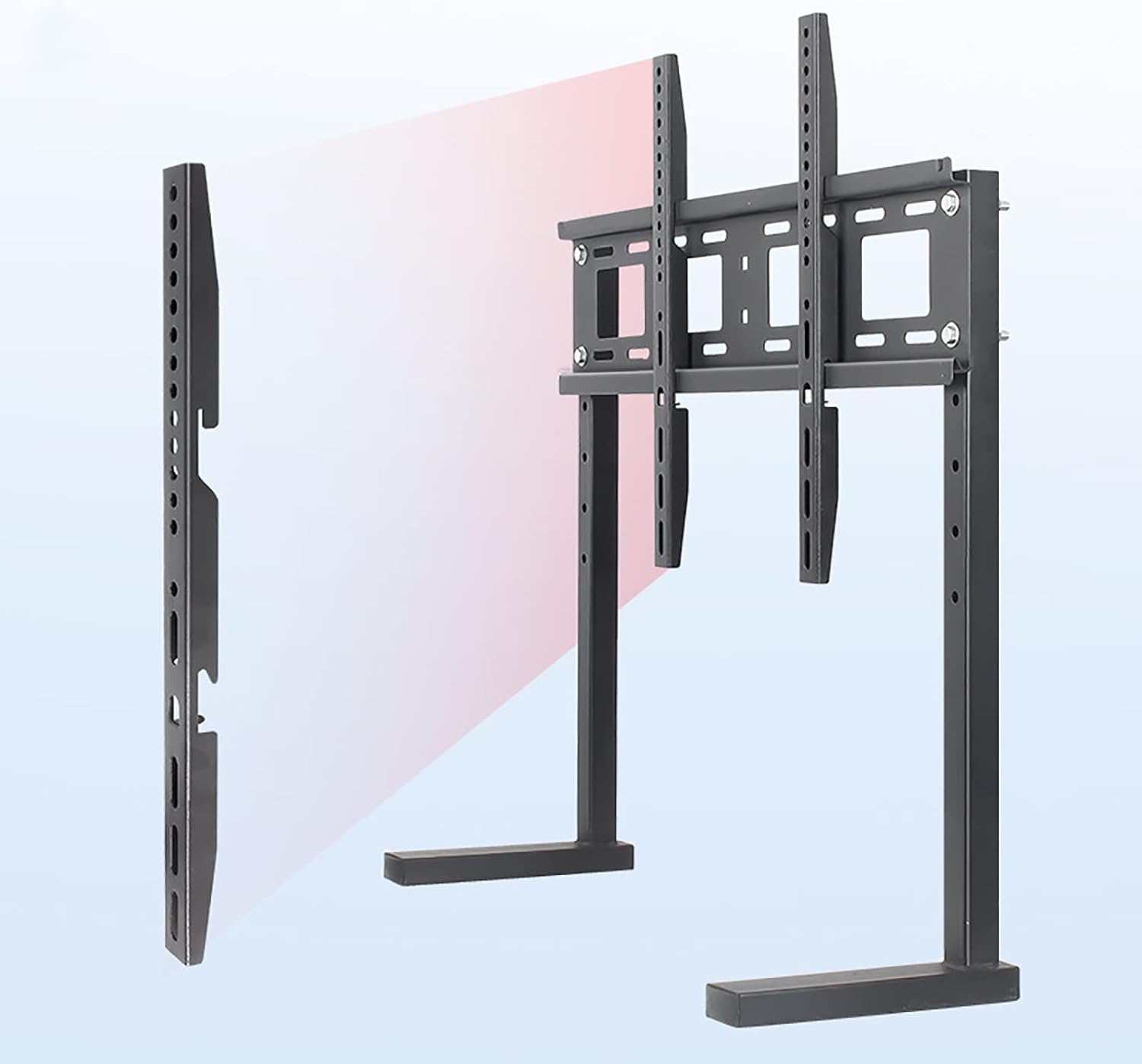 Soporte de TV Soporte de TV de Escritorio Base de TV de Escritorio Adecuado para TV LCD LED de 50 a 75 Pulgadas Soporte de Base de TV de Altura Ajustable