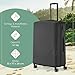 Travelite 4-Rad Hartschalenkoffer groß 96 Liter, Gepäck Serie Bali: ABS Hartschalen Trolley mit TSA Kombinationsschloss, 77 cm