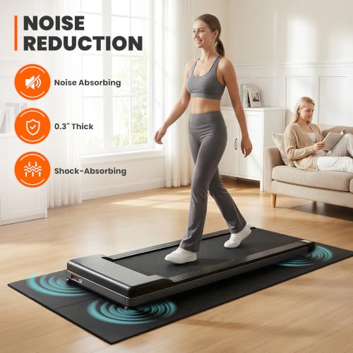 Image of Stepwaver Walking Pad Mat for Carpet, Treadmill Mat for Hardwood Floor