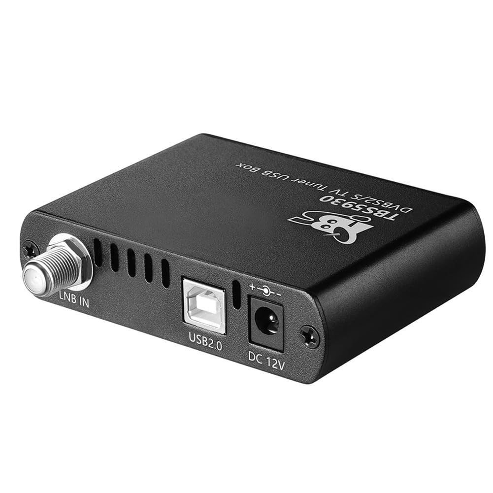 TBS5930 Sintonizador de TV USB DVB-S2X/S2/S Receptor de TV Satelital FTA/Transmisión 4K /Compatible con Sistemas Operativos Linux/