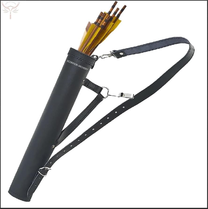 Traditional Back Quiver Bow Arrow Holder Handmade Leather Quiver Lightweight & Comfortable gift for him aniversary gift