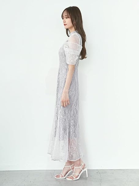 Amazon.co.jp: [スナイデル] スパンコールレースドレス SWFO252045