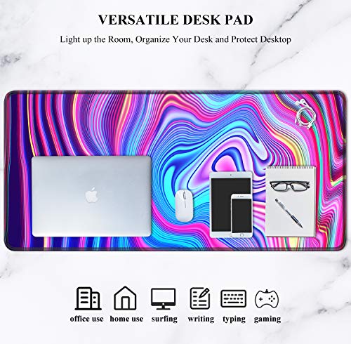 Image of Auhoahsil Large Gaming Mouse Pad, XXL 35.4 x 15.7 in Desk Mat, Terrain