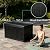 ODUFO 200 Gallon Waterproof Deck Box, Large Resin Outdoor Storage Box for Patio Cushion Storage, Pool Accessories & Garden Tools, 880 Lbs Load Capacity Storage Bins – Lockable Lid, Black