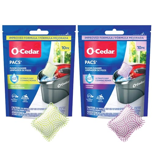 Image of O-Cedar 2 Deep Clean Refills + 1 Citrus and 1 Lavender Pacs (Variety Pack)