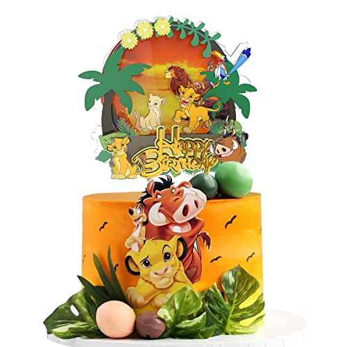 König Der Löwen Cake Topper Set - 33 Stück Torten Deko Für Kindergeburtstag