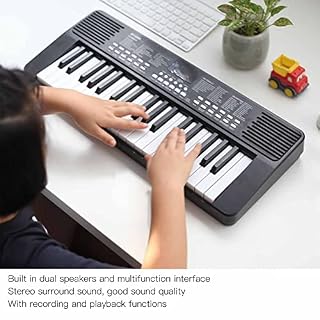 banapo Clavier électronique portable, claviers de piano à 37 touches, contrôle du volume du son surround stéréo pour l… - Les Beatles, Paul McCartney, John Lennon, RIngo Starr, George Harrison banapo Clavier électronique portable, claviers de piano à 37 touches, contrôle du volume du son surround stéréo pour l… – Image 6