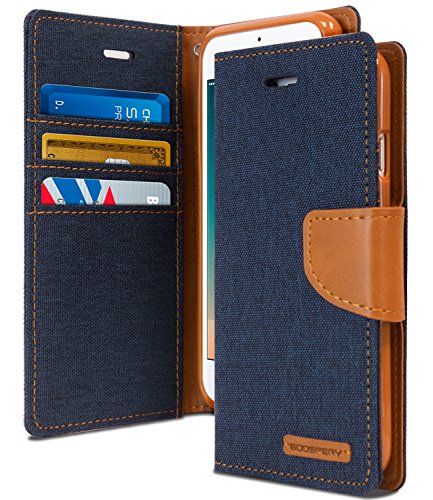 Goospery Canvas Wallet for Apple iPhone SE 2020 Case, iPhone 8 Case, iPhone