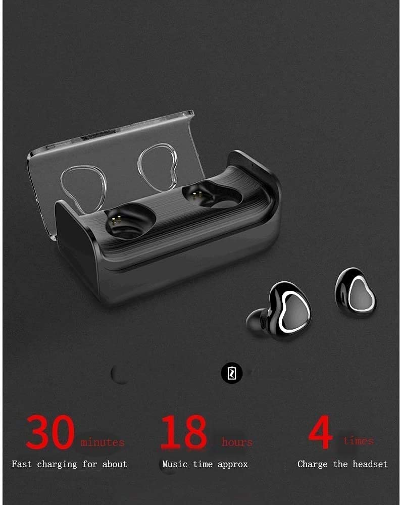 KANBUN Auricolari Bluetooth Bluetooth 5.0 con Bassi Profondi, Cuffie Sportive Impermeabili IPX7, per Corsa/Allenamento/Palestra con Custodia di Ricarica