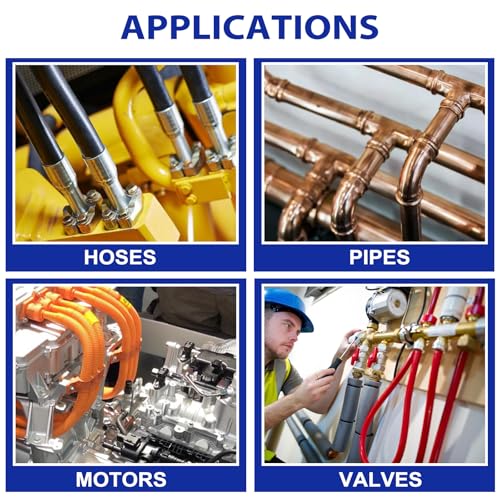 Image of 164pcs JIC and ORFS Master Industrial Hydraulic Cap and Plug, Hose Tube and Pipe Fitting Kit Cap and Plug Kit, Precision Threading in ORFS Sizes 4 6 8 10 12 16 and 37 Dash Sizes 4 6 8 10 12 16