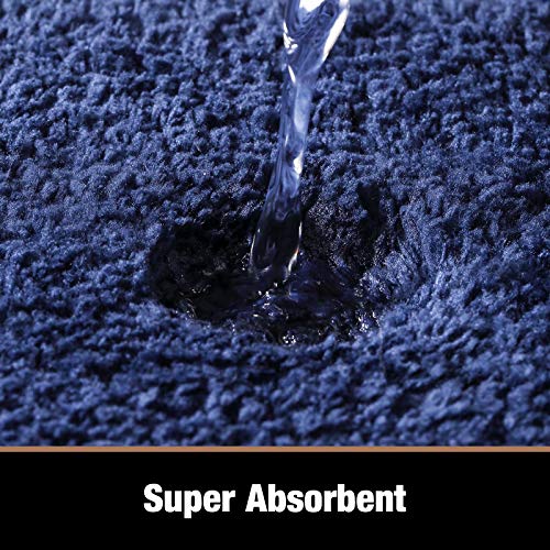 Color&Geometry Zachte Microvezel Badmat 40 x 60 cm, Fluffy Shaggy Badmat, Ultra Water Absorberende Badmat, Antislip… - Image 4