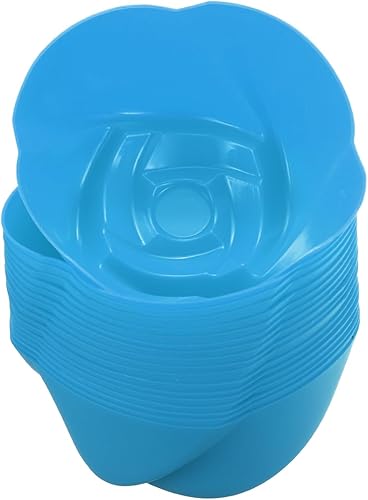 Miniatura 10 de uxcell 18 forros de silicona para cupcakes, 2.75 pulgadas, reutilizables, moldes antiadherentes para magdalenas para cumpleaños, bodas, fiestas de