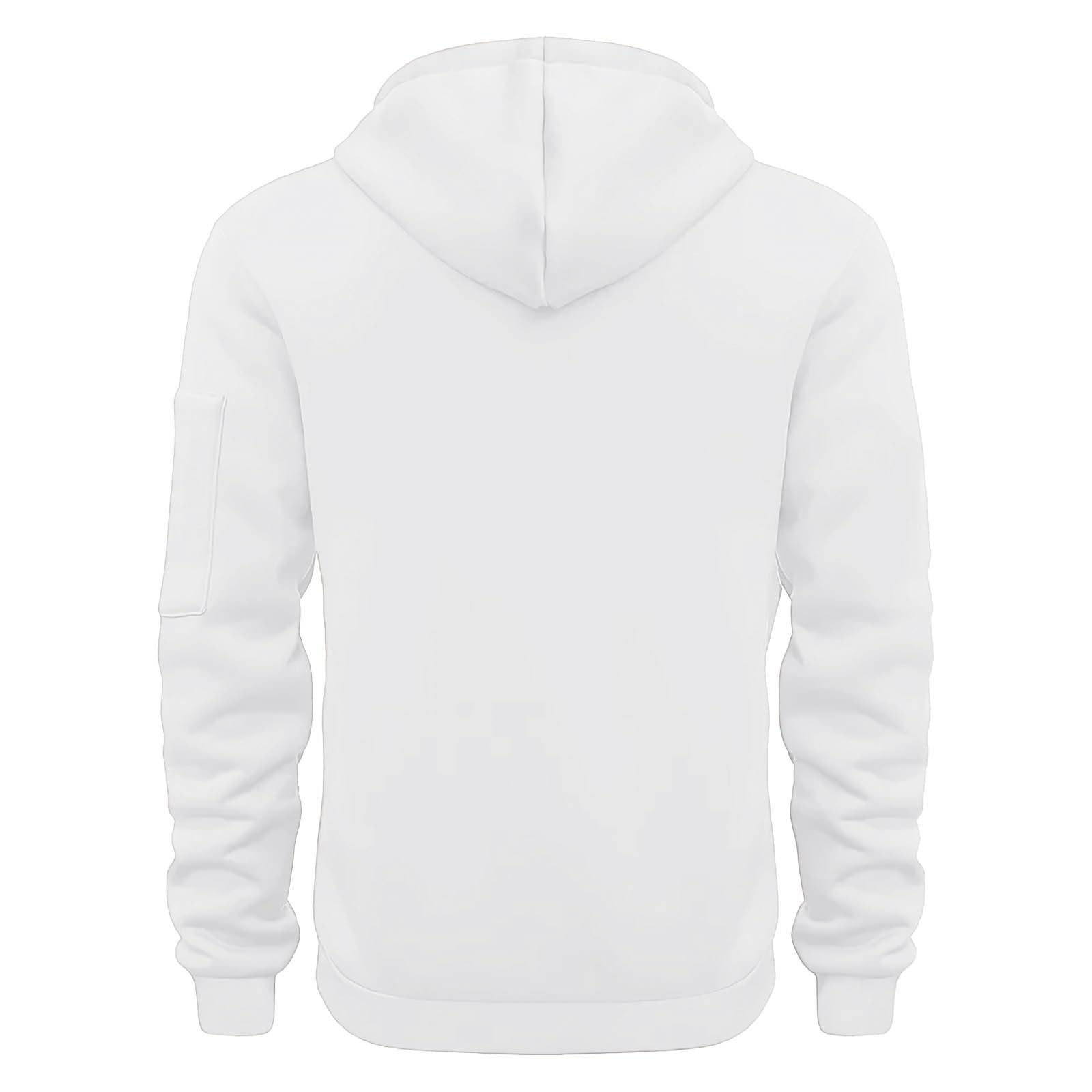 Sudaderas Hombres con Capucha,Chaqueta Hombre Manga Larga con Cremallera Completa Hoodie Clásico con 1/4 Cremallera y Bolsillos Cómodo Sudadera Casual Deporte Estilo Cargo Abrigo Otoño Invierno