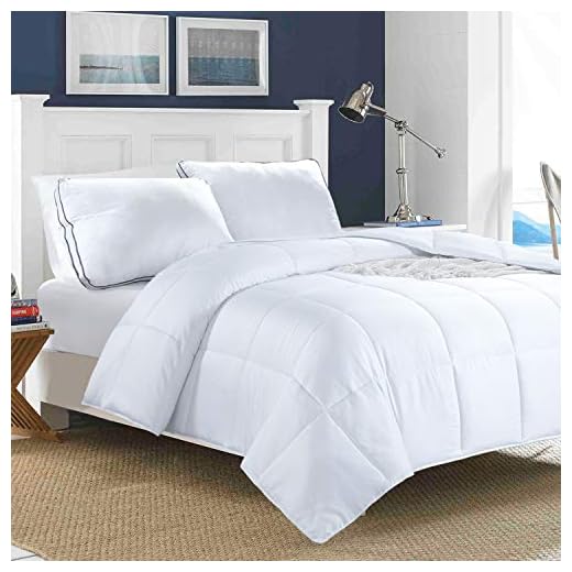 HOMBYS All Season Bamboo Comforter Super King Size(98x120in),Quilted Down Alternative Comforter Duvet Insert,100% Bamboo Silky Cover with 8 Ties,Breathing Comforter for Night Sweats