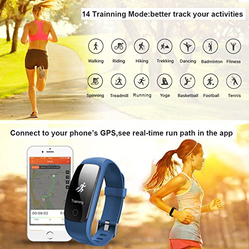 image for Fitness Tracker with Heart Rate Monitor,Willful Fitness Watch Activity