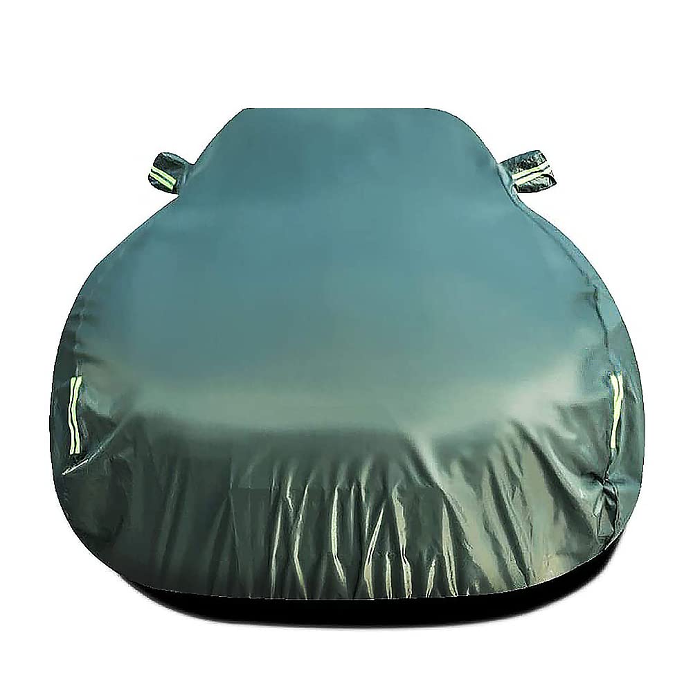 Full Car Cover for Audi A2 8Z Advance/High-Tech/Style/ColourStorm/S line Sport/Xtend 1999-2005 Waterproof Car Cover Zip Sun Rain Snow Uv Protection Car Awning,F
