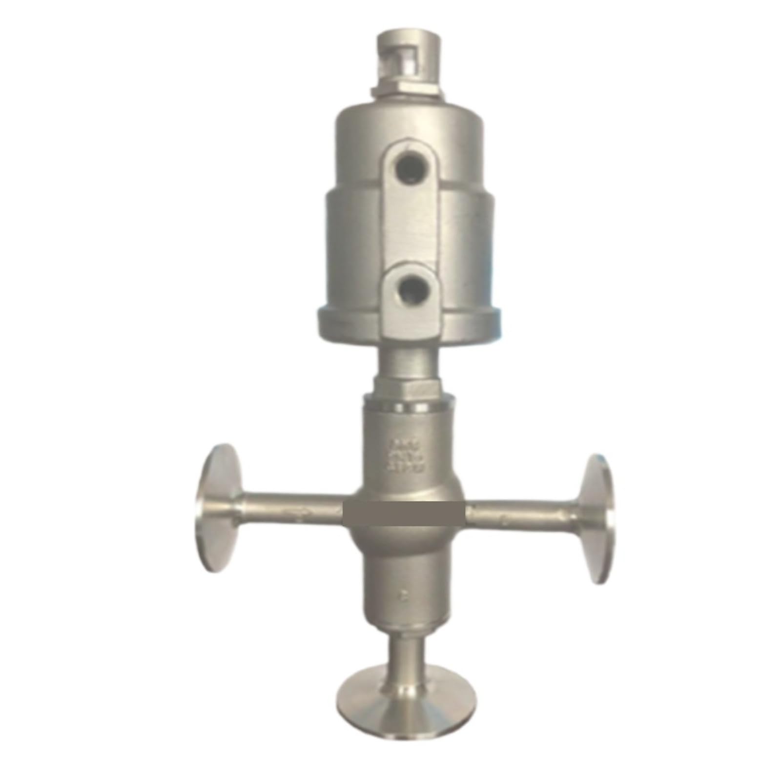 Belovek One Color 1" Dn25 Sanitary Angle Seat Valve 3 Way Clamp Od 50.5Mm Stainless Steel 304