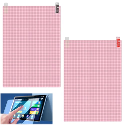SHYSBV Pellicola protettiva per display A4 HD [2 pezzi] – universale auto-ritagliabile per tablet, GPS, fotocamera, orologio – protezione antigraffio e anti-impronte