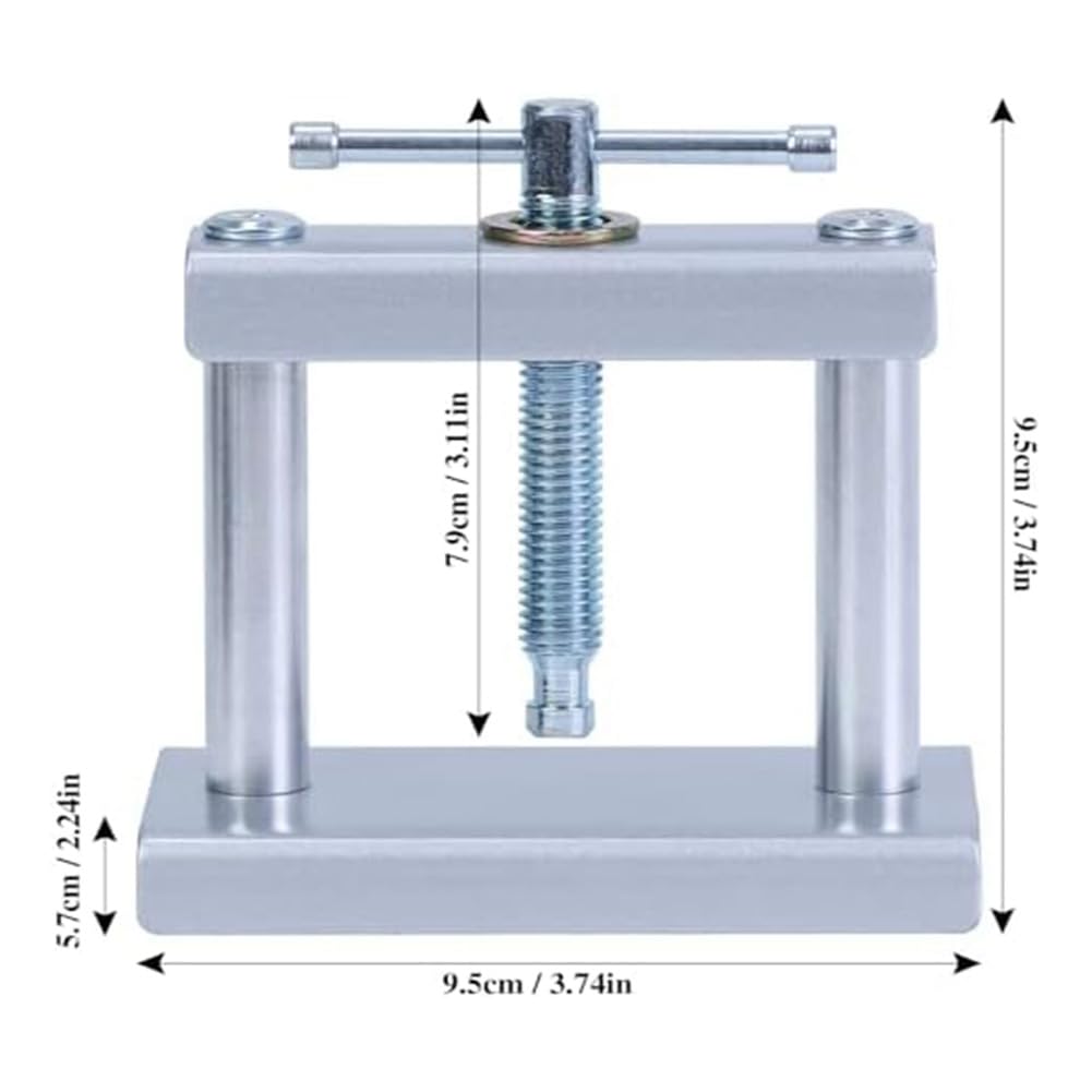 Juego de Herramientas para prensar Relojes Que se Utiliza para Cerrar la Tapa Trasera del Reloj y reemplazar la batería del Reloj, Adecuado para el Kit de reparación de Relojes, como se m(