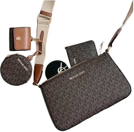Michael Michael Kors Michael Kors Jet Set Logo Crossbody Bag with Case