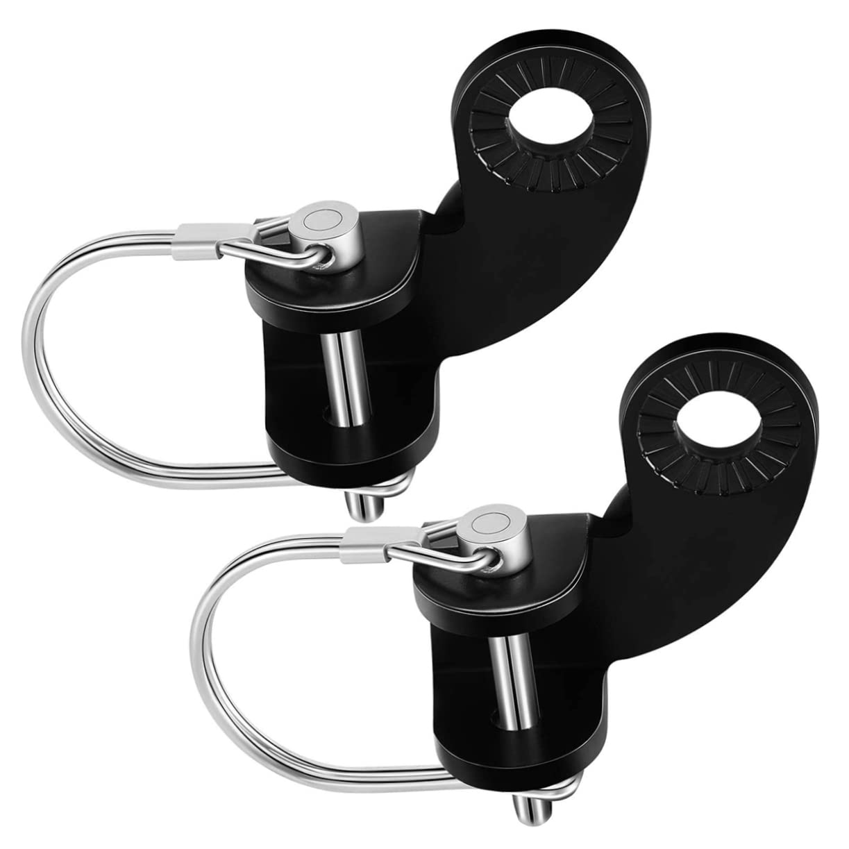 KICHOUSE 2 Pcs 135 Degree Bike Trailer Coupler Traction Adapter for and Pet Bike Trailers Bike Trailer Accessories for Easy Attachment and Transport