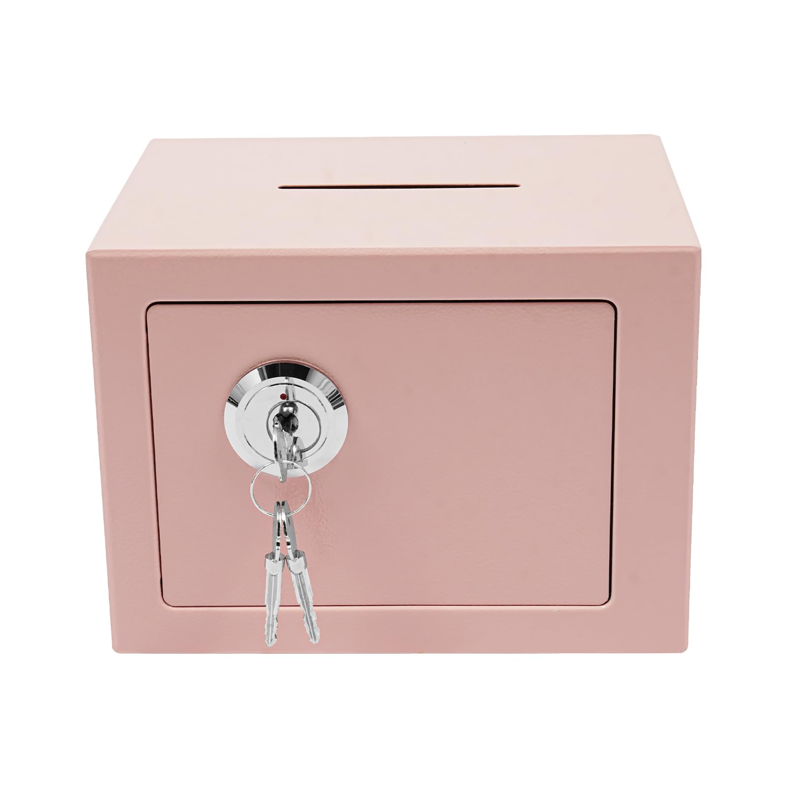 Caja fuerte para llaves, caja de dinero con cerradura con ranura, 4,6 l, caja fuerte para el hogar, hucha, caja fuerte pequeña con llave, caja fuerte mecánica para muebles para el hogar con llave