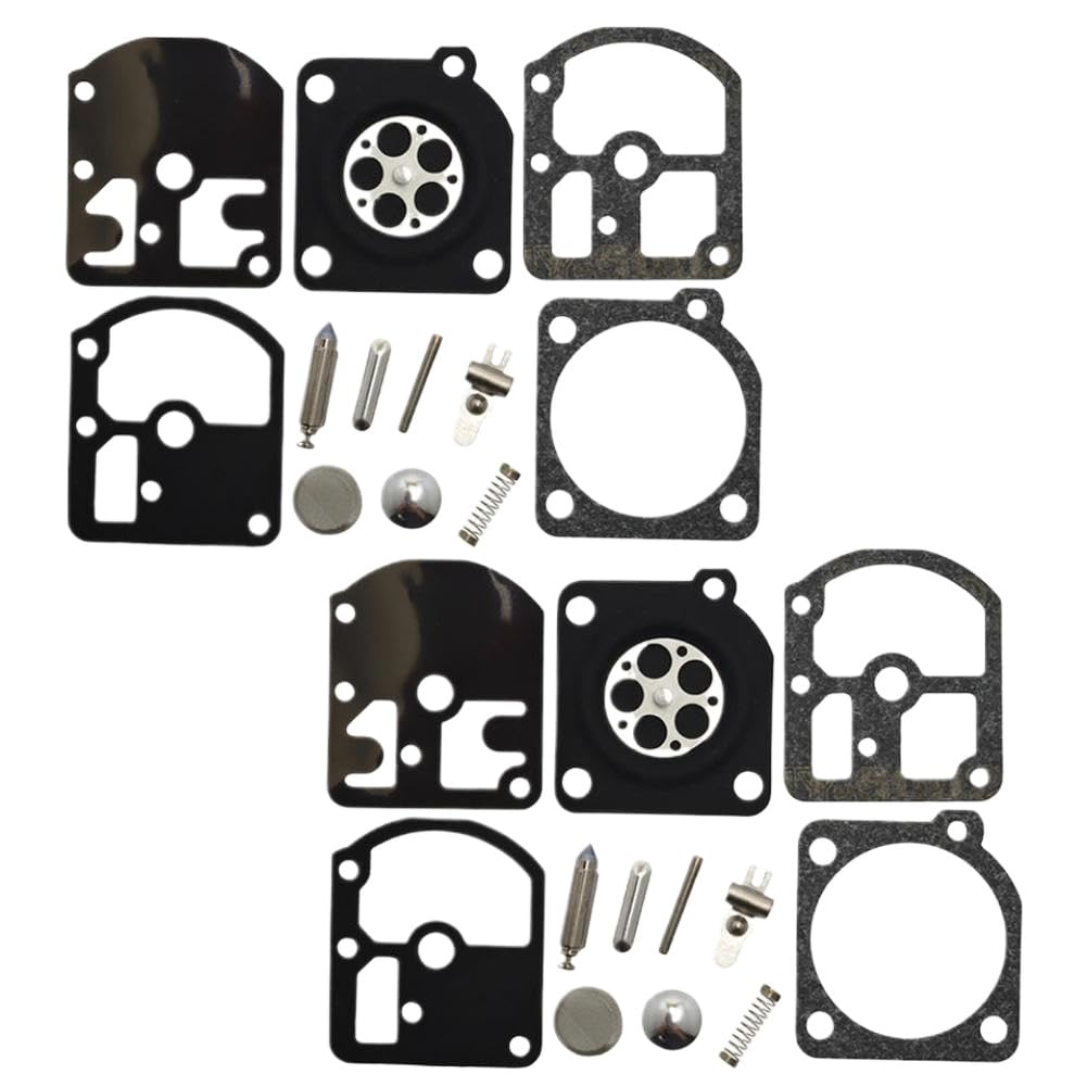 Carburetor Gasket Diaphragm Repair Kit 2pcs Compatible with C1S-K1D RB-7 CS-280E CS-280EP
