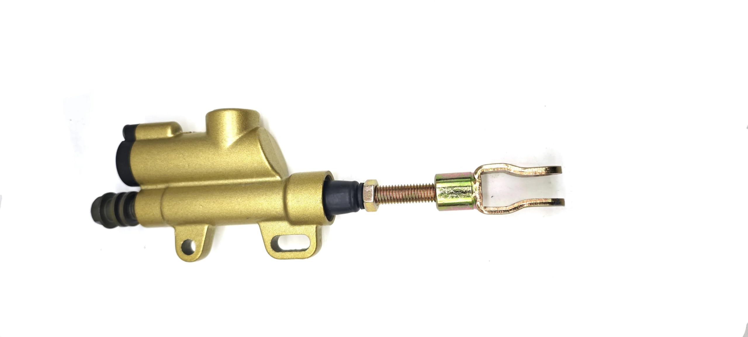 Haysxvr Short Yellow Motorcycle Rear Hydraulic Brake Master Cylinder Pump For 50Cc 70Cc 110Cc 125Cc 150Cc 250Cc Dirt Bike Forward Brake Pump(Short Yellow)