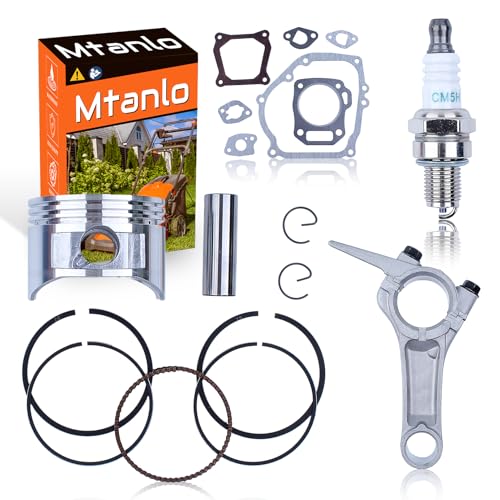 Image of For Honda GX160 Replacement Piston Set with OEM Code 13101-ZF7-010, Gasket Kit, Spark Plug, and More - Complete Upgrade For Enhanced Per For mance (68mm)