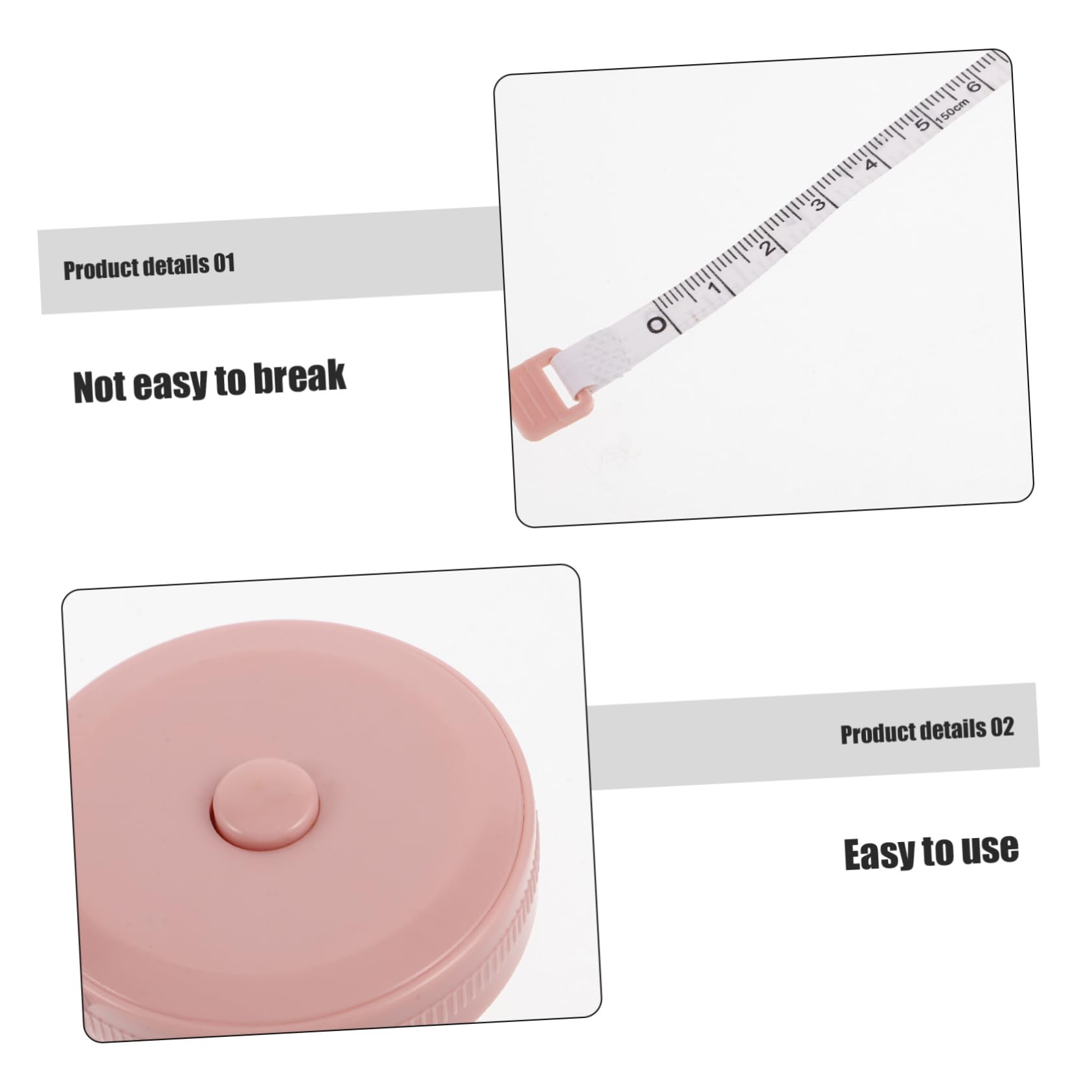 Housoutil 3 Series Cinta Para Medidor De Cuerpo Retráctil De Diseño Divertido Para Costura Y Manualidades Incluye Aguacate Fresa Conejo Flores Y Herramienta De Medición Flexible 8 Piezas X 3