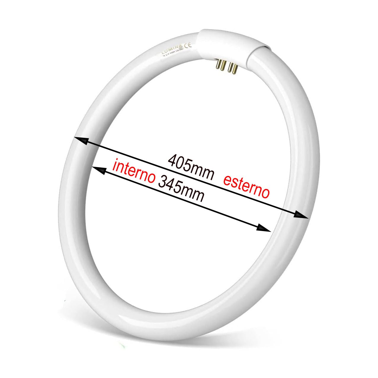HYTAMA TOOLS LUMINA LIGHT - T9 Lampadina Fluorescente Attacco G10q Luce Bianca Fredda 6400K, Circolare, Vetro. [Classe di efficienza energetica A] (40)