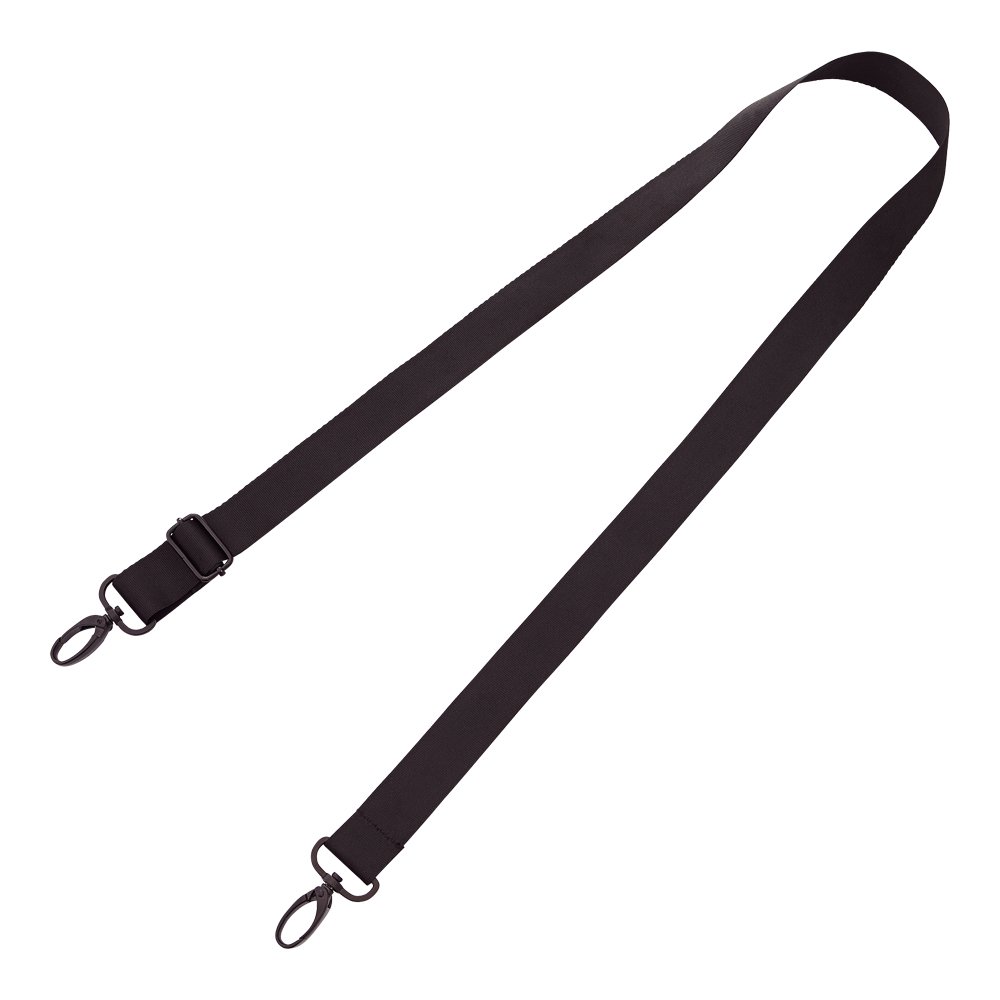 LIHITLAB Shoulder Strap, 1.25 inch Wide, Adjustable, 28-51 inches, Black (A7579) (A-7579)