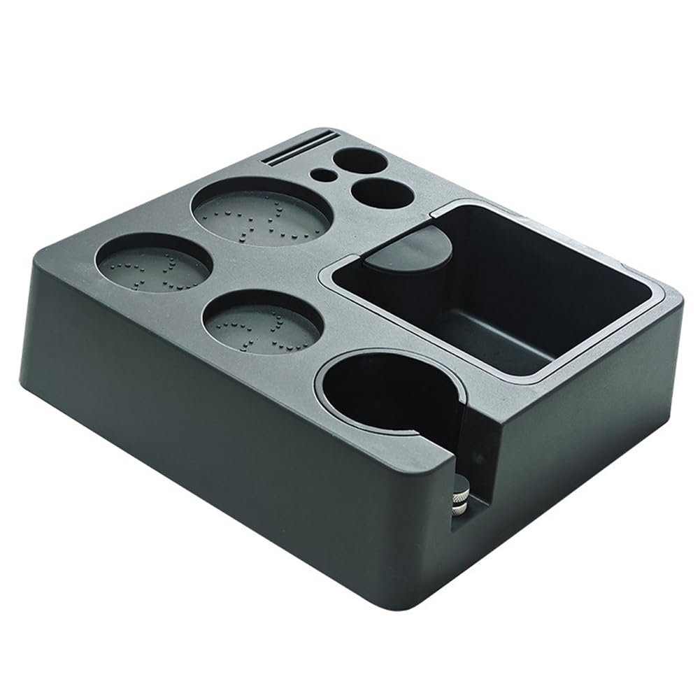 Hndhbfgrt Coffee Tamping Station for 51MM 54MM 58MM for Portafilter Holder Organizer Tamper Stand Knock Box Espresso Accessories