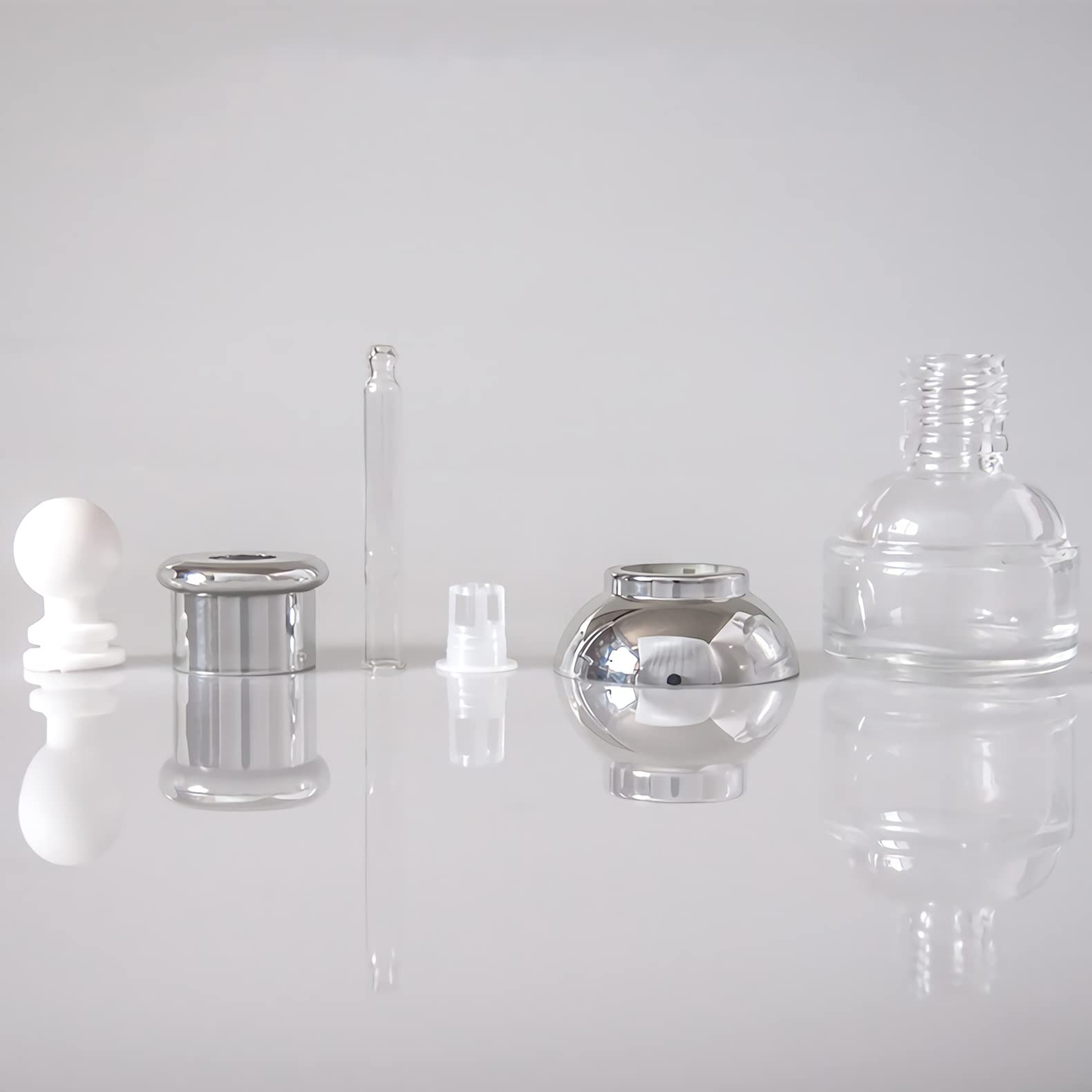 Lot De 4 Bouteille Huile En Verrre, 12ml Flacon Verre Pour L'huiles